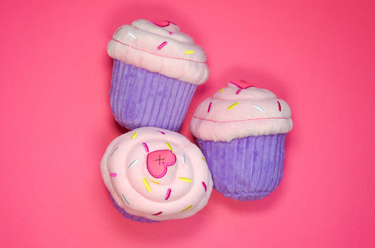 Cute Cupcake Squeaky Toy