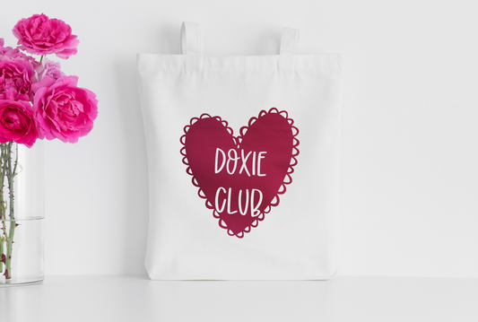 Doxie Club Cotton Tote Bag